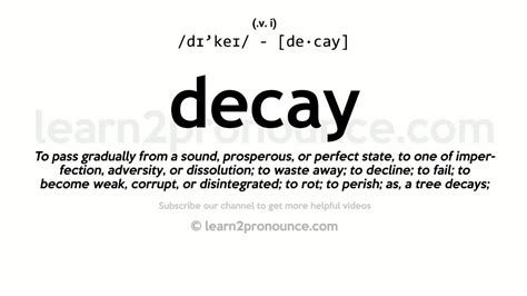 decaying in tagalog|How to say decay in Filipino .